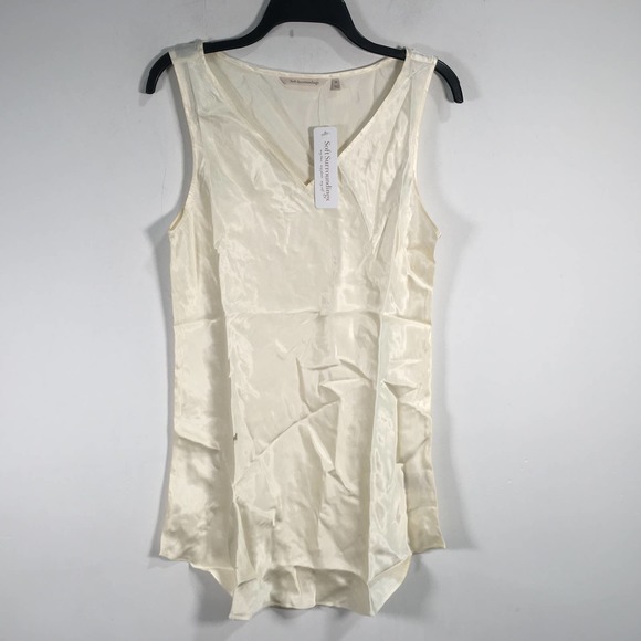 Soft Surrounding Illampu Tank Top, Women's Size M - Ecru White - Picture 2 of 13